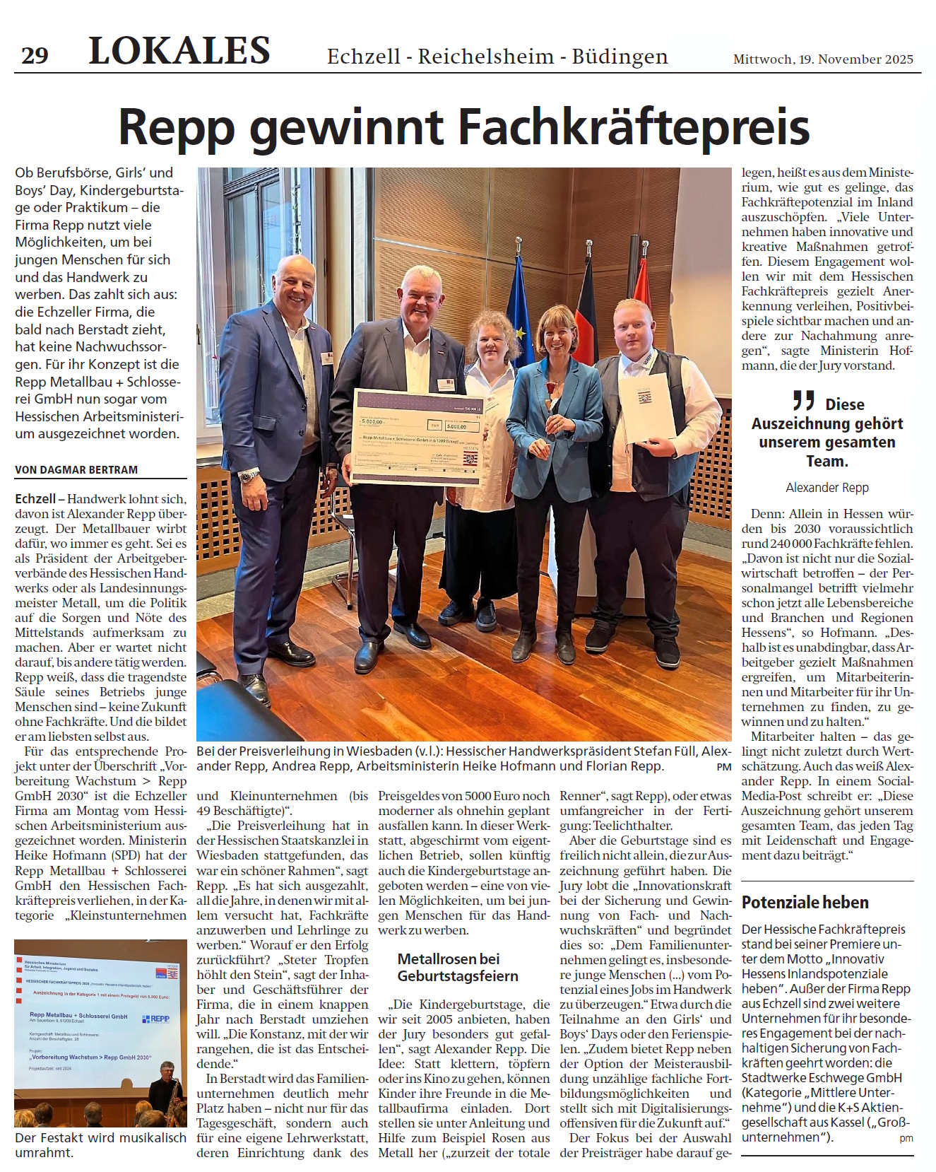 Fachkraftepreis 2025 WZ